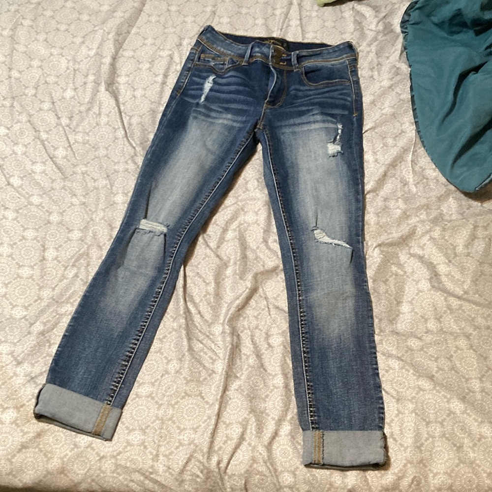 Indigo rain skinny jeans
